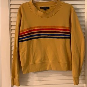 Yellow sweatshirt